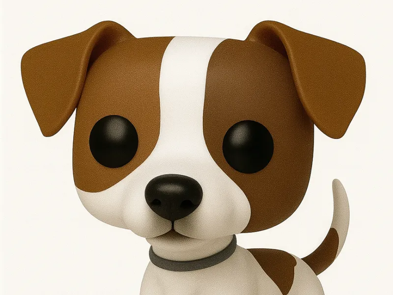 jack russell terrier - 3d model