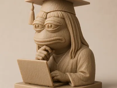 Pepe with a cross(multi color) by LayerAtATime MakerWorld