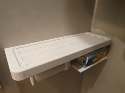 Toilet Paper and Tissue Holder