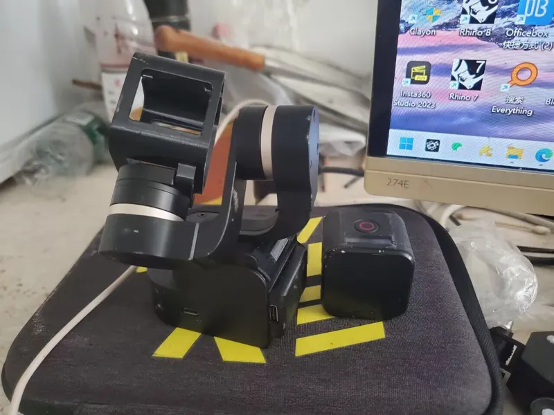小蚁手持云台充电板盖板及gopro 4se框架