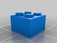 2x2 Klemmbaustein Legokompatibil