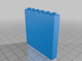 1x6x5 Klemmbaustein Legokompatibil
