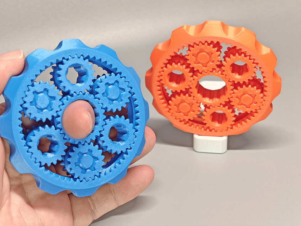 3D Baskı Planet Dişli Fidget Spinner – Yüksek Dönüş Performansı, Stres Giderici Oyuncak