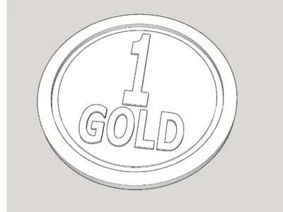 Simple Gold Medal 