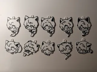 恋与深空猫猫钥匙扣