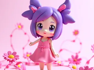 小女孩生产模型