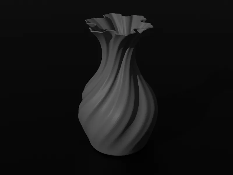 Jarrón espiral