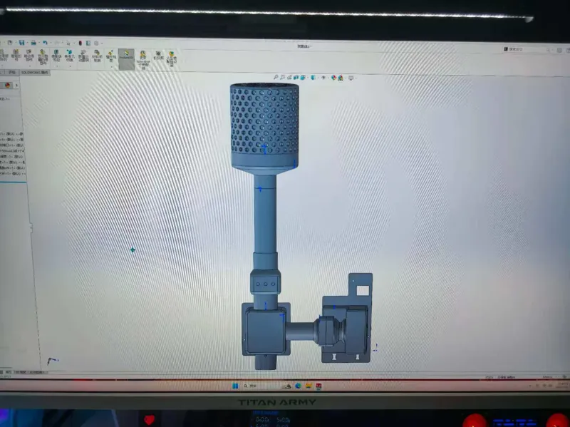 P1SC废弃排放+仓体散热+竹屎收集一体全封闭套件