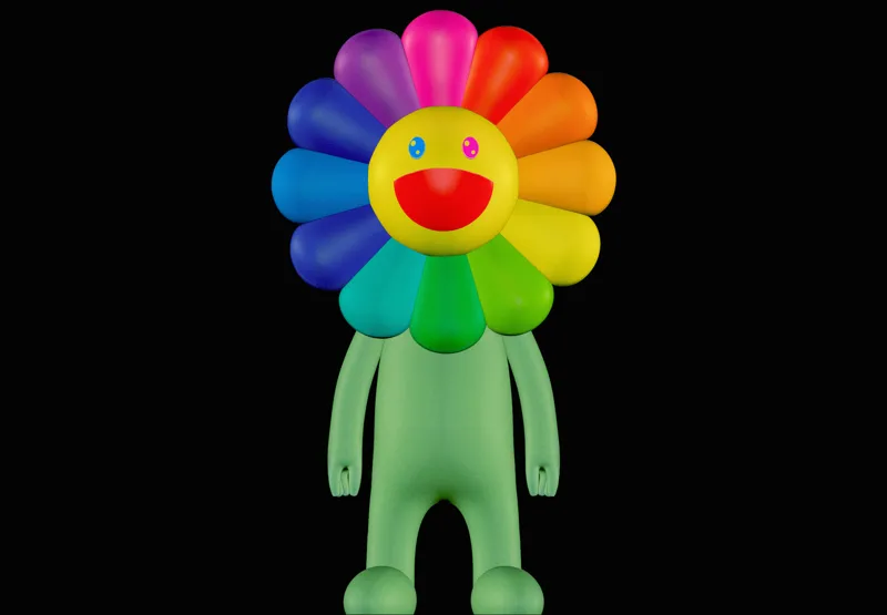 Takashi Murakami Flower Sculpture