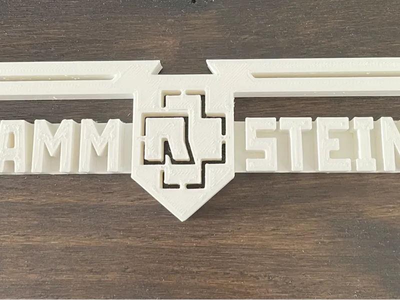 Llavero logo Rammstein