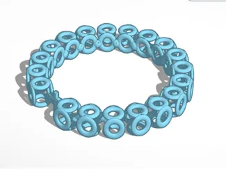 Ryan and rose cross bracelet