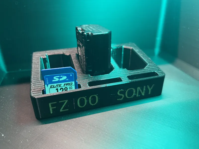 桌面FZ100索尼电池收纳仓适用于索尼fx3及fx30电池