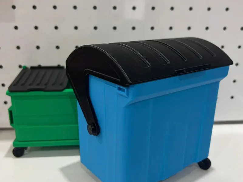 The swing-top dumpster