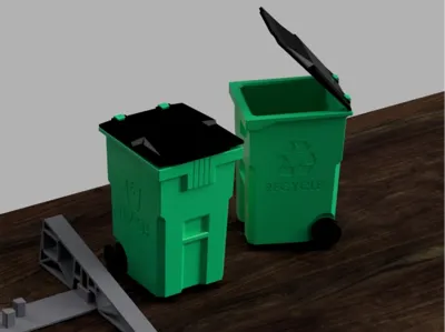 Mini trash can
