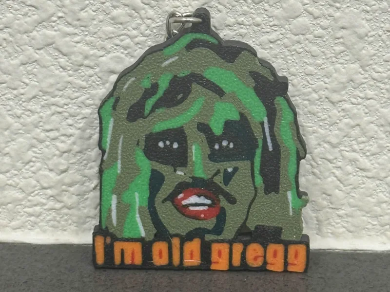Old Gregg Keychain