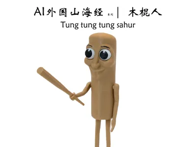 Tung Tung Tung Sahur Italian Brainrot Foreign Shan Hai Jing Wooden Man 1.0