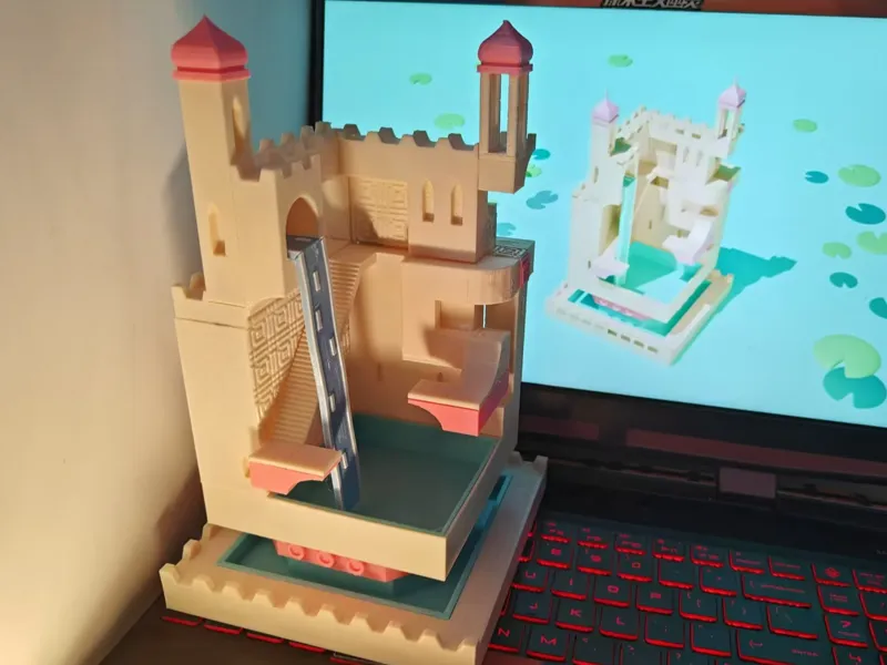 纪念碑谷：水宫Monument Valley：Water Palace【苔藓种植盒 桌面摆件】