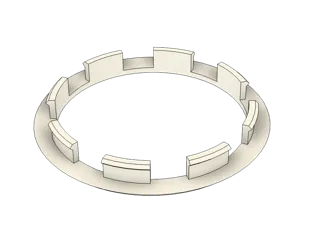 Press fitting cable entry