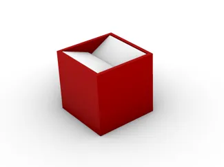ashtray - cubo BRUNO MUNARI