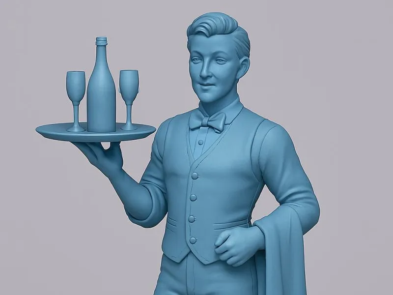 male waiter 