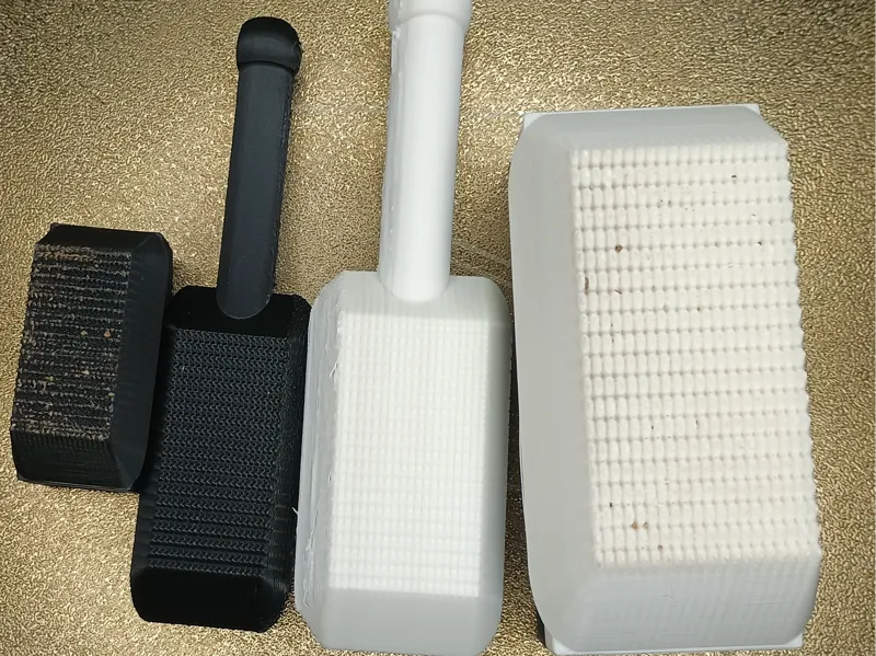 Bladeless potato peeler: Scrub / Brush 