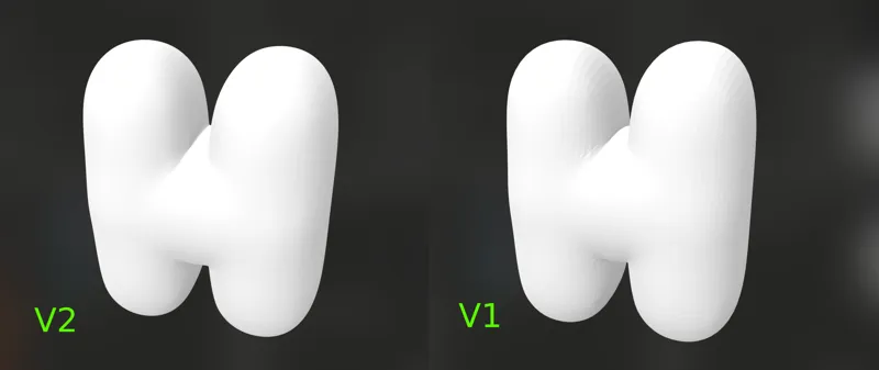 3D Bubble Letters of the Alphabet V2 (Quad Mesh)