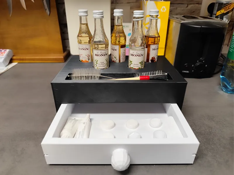 Monin Coffee Syrup Storage Set with Rubberfeet