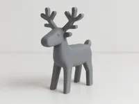 Renne minimaliste — figurine — photo 1