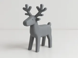 Minimalist Reindeer