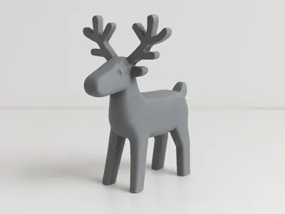 Minimalist Reindeer
