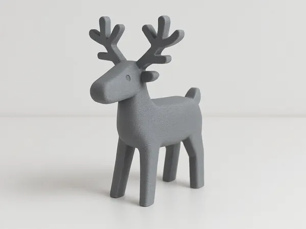 Renne minimaliste — figurine