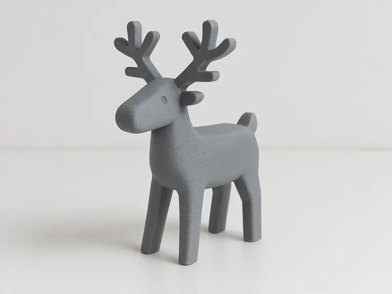 Minimalist Reindeer
