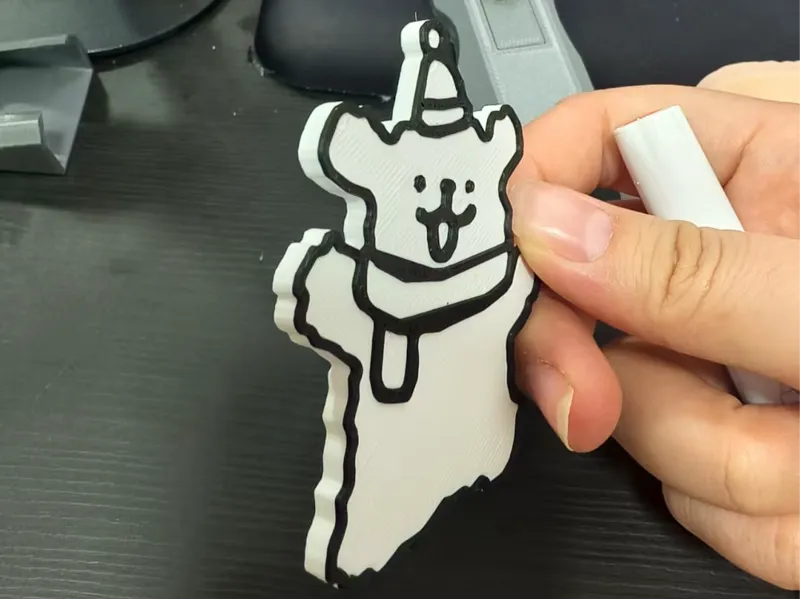 线条小狗卡片