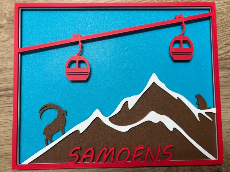 Cadre montagne de Samoens - Haute-Savoie