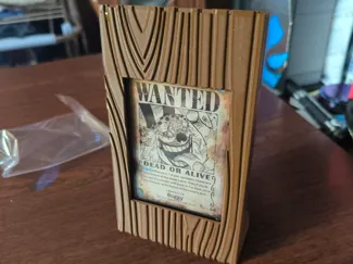 Wanted Poster One Piece Card Magnetic Stand 35PT