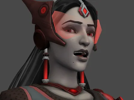 Symmetra Vampire skin earring