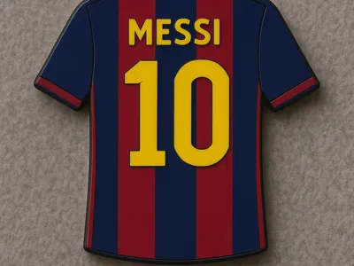 Messi Keychain