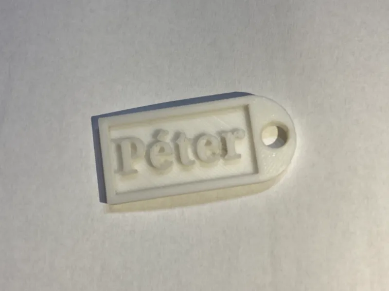 Simple Custom name keychain