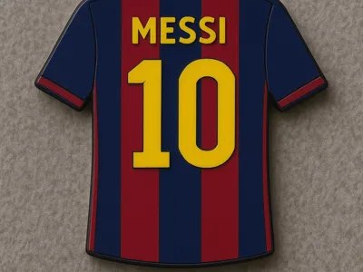 Messi Keychain