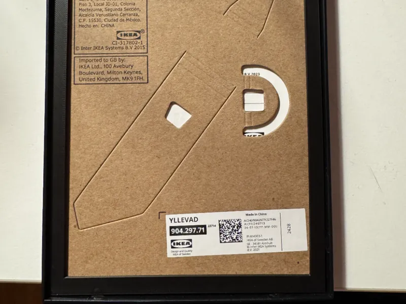 Ikea YLLEVAD 13x18 cm frame Lock v2