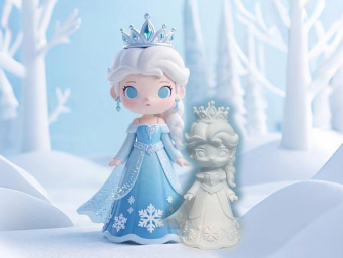 冰雪女王Q版手办
