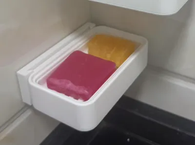 Wall-mounted Soap Dish with Drainage