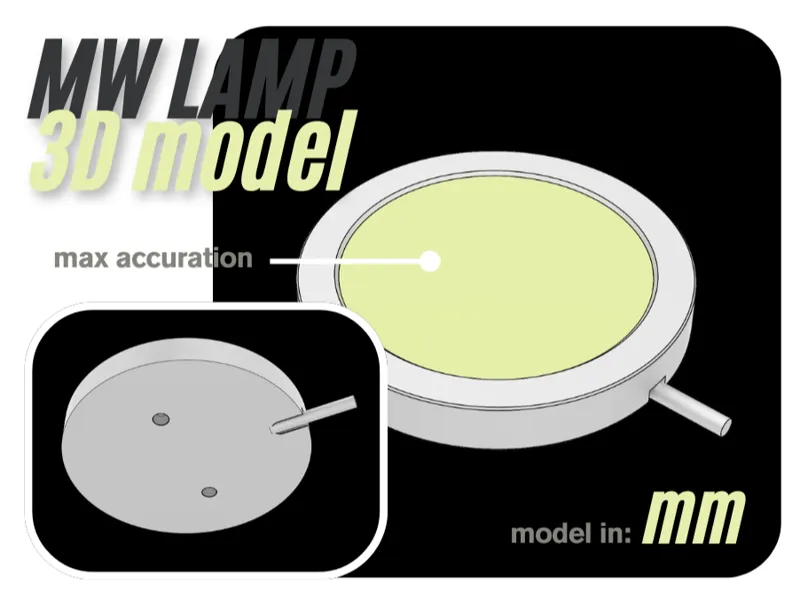 MODELLO 3D_LED Lamp Kit-001 (MW Lamp)