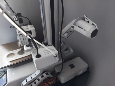 Bambu Lab A1 mini Z-axis Stiffener w/ spoolholder