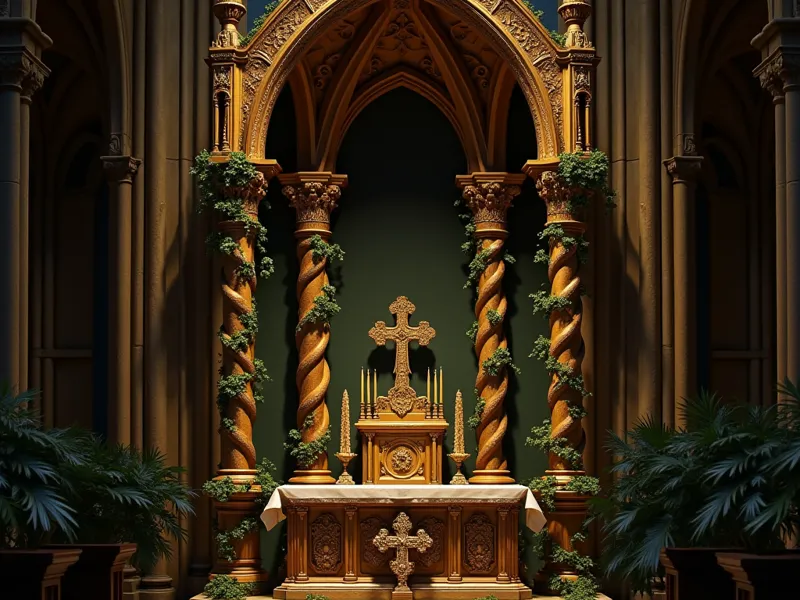 altar mayor de una iglesia cristiana