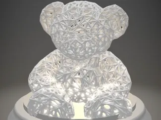Veilleuse ours en peluche