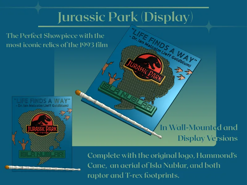 Jurassic Park Wall-Mount & Display