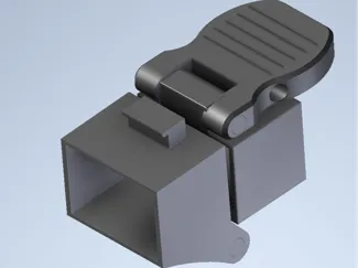 Hinge with locking