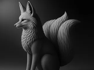 three tailed fox