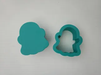 2" Ghost Cake Pop Cutter and Plunger